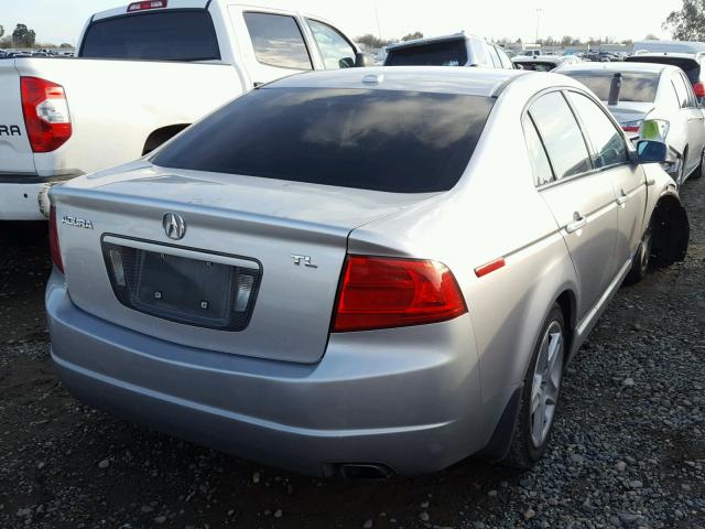 19UUA66296A014428 - 2006 ACURA 3.2TL SILVER photo 4