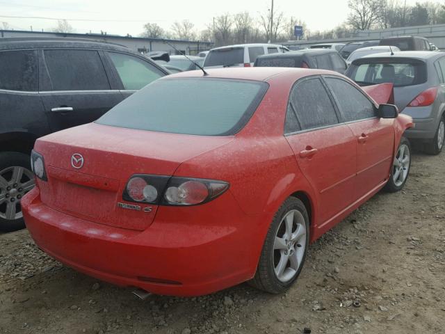 1YVHP80C485M30775 - 2008 MAZDA 6 I RED photo 4