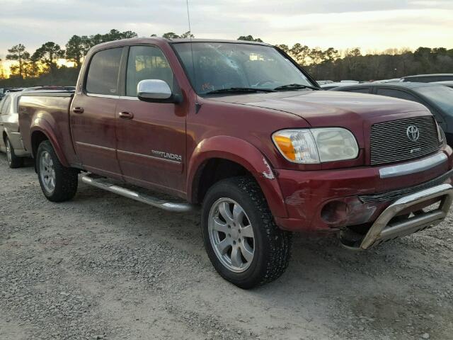 5TBET34186S562129 - 2006 TOYOTA TUNDRA DOU RED photo 1