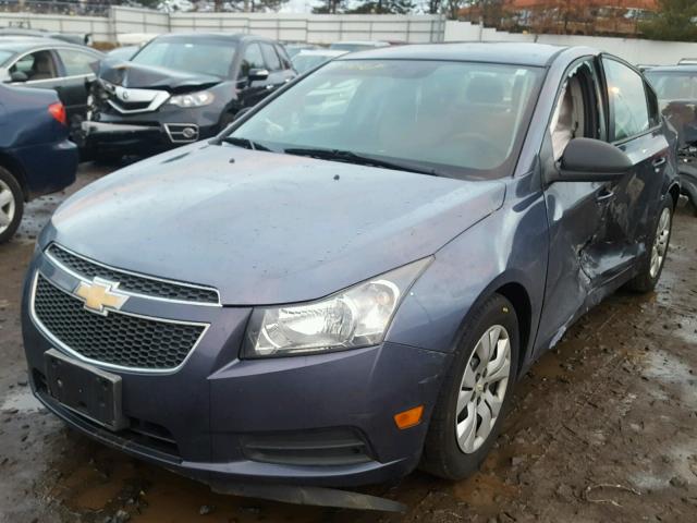 1G1PA5SG7D7138482 - 2013 CHEVROLET CRUZE LS BLUE photo 2