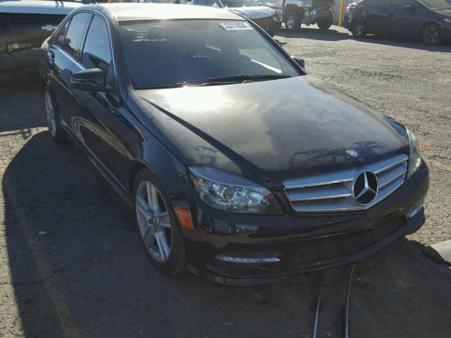 WDDGF5EB5BR153238 - 2011 MERCEDES-BENZ C 300 BLACK photo 1