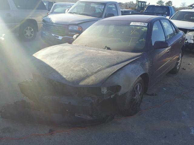 2G4WB52K121265500 - 2002 BUICK REGAL LS BURGUNDY photo 2