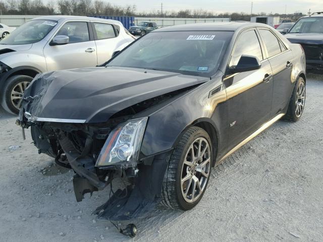 1G6DV5EP2B0145004 - 2011 CADILLAC CTS-V BLACK photo 2