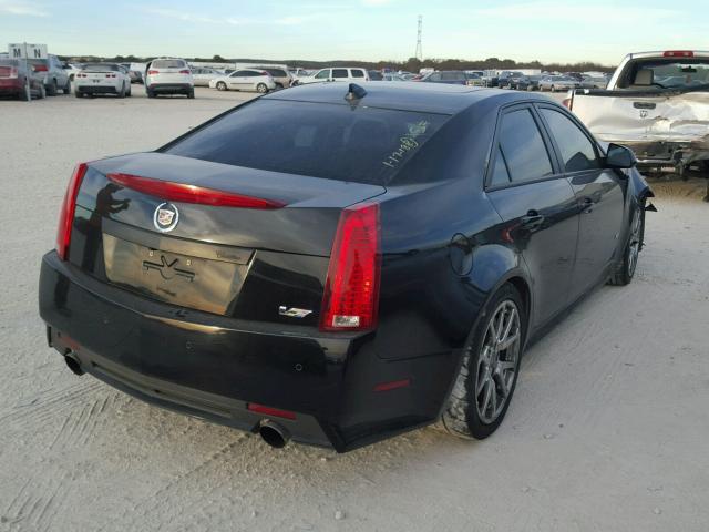 1G6DV5EP2B0145004 - 2011 CADILLAC CTS-V BLACK photo 4