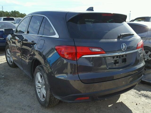 5J8TB3H39FL015063 - 2015 ACURA RDX BASE GRAY photo 3