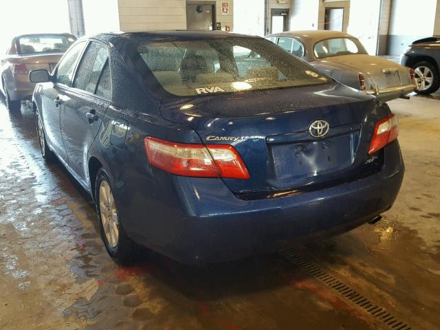 4T1BE46K89U308299 - 2009 TOYOTA CAMRY BASE BLUE photo 3