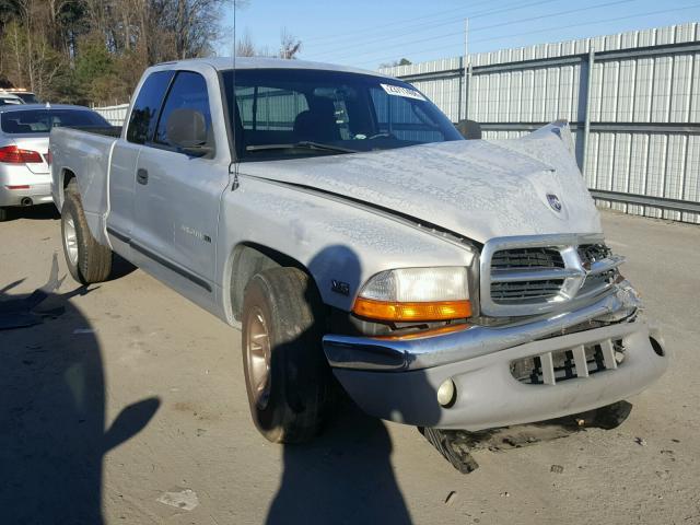 1B7GL22X6YS783238 - 2000 DODGE DAKOTA GRAY photo 1