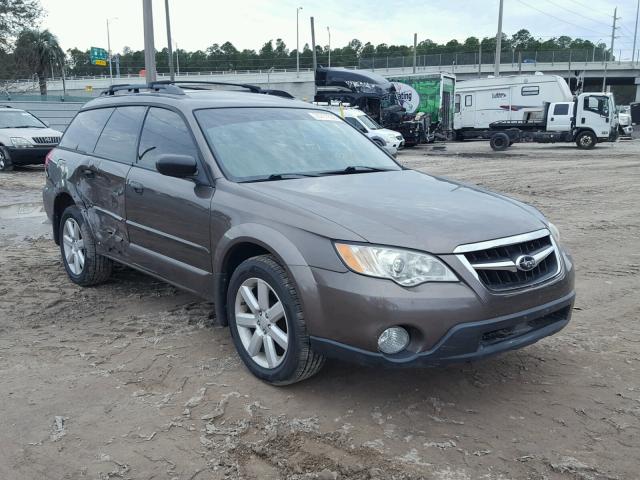 4S4BP61CX87340254 - 2008 SUBARU OUTBACK 2. BROWN photo 1