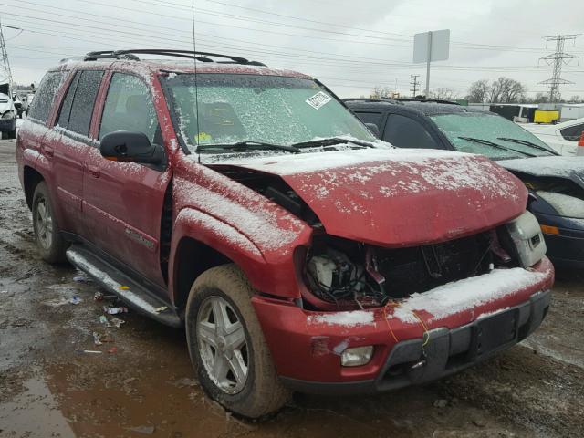 1GNDT13S722189837 - 2002 CHEVROLET TRAILBLAZE RED photo 1