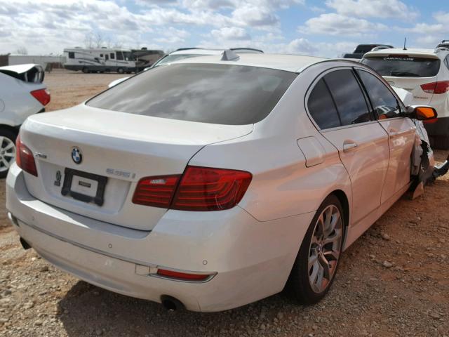 WBA5B3C58ED539794 - 2014 BMW 535 XI WHITE photo 4