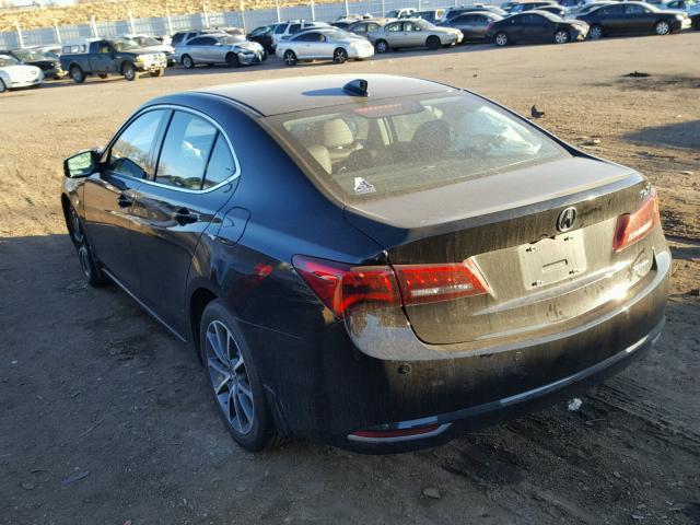 19UUB3F70GA001172 - 2016 ACURA TLX ADVANC BLACK photo 3