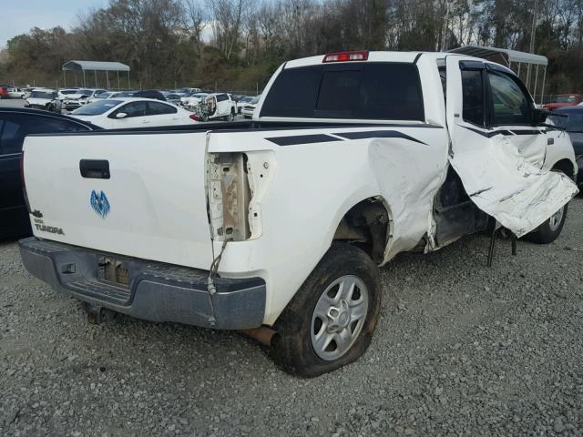 5TFRV54118X039997 - 2008 TOYOTA TUNDRA DOU WHITE photo 4