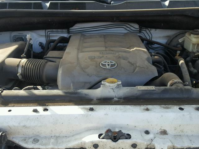 5TFRV54118X039997 - 2008 TOYOTA TUNDRA DOU WHITE photo 7