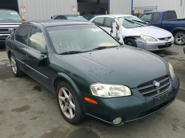 JN1CA31D8YT531358 - 2000 NISSAN MAXIMA GLE GREEN photo 1