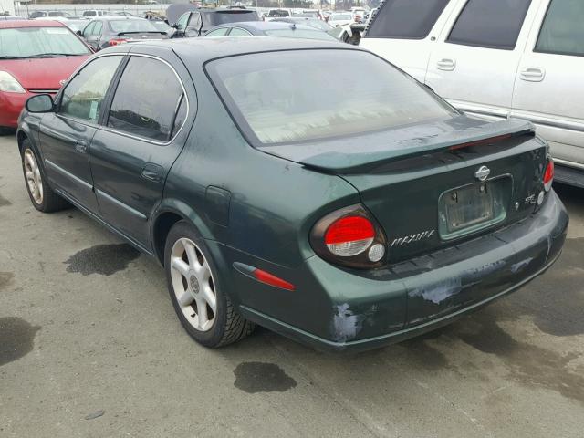 JN1CA31D8YT531358 - 2000 NISSAN MAXIMA GLE GREEN photo 3