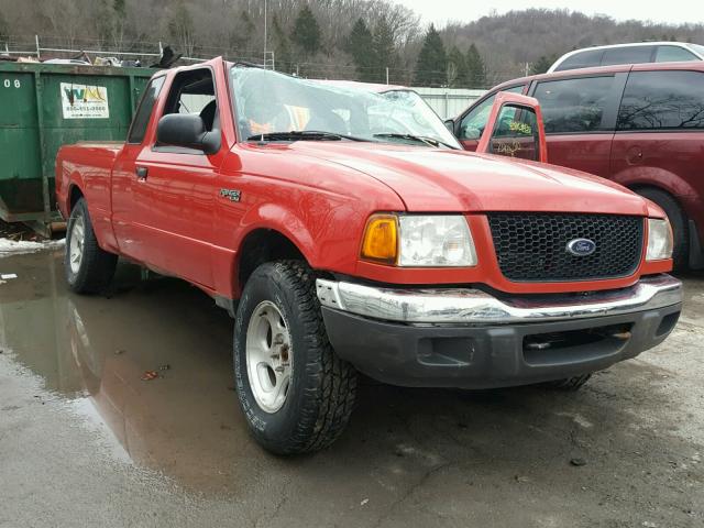 1FTYR15E23PB48875 - 2003 FORD RANGER SUP RED photo 1