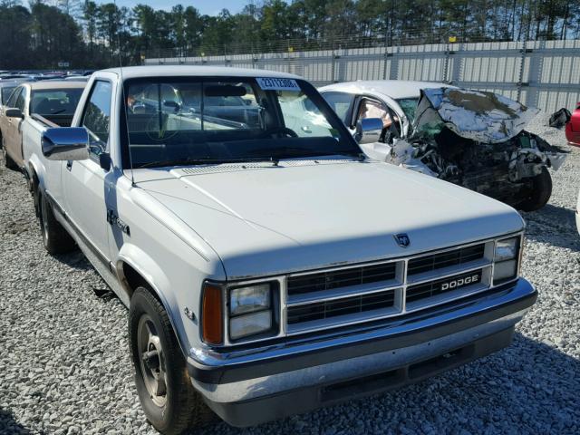 1B7GL26X4KS064796 - 1989 DODGE DAKOTA WHITE photo 1