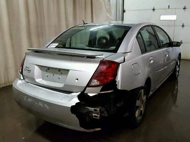 1G8AL55F97Z114729 - 2007 SATURN ION LEVEL SILVER photo 4