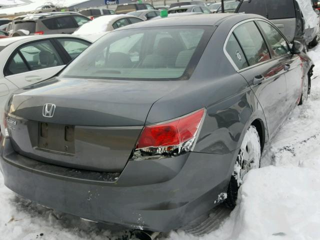 1HGCP26768A066536 - 2008 HONDA ACCORD EX GRAY photo 4