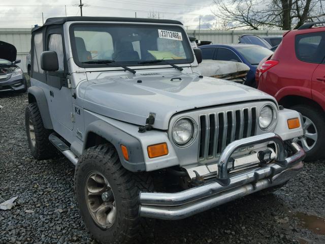 1J4FA39SX4P713167 - 2004 JEEP WRANGLER X SILVER photo 1