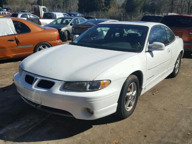 1G2WP12K61F143659 - 2001 PONTIAC GRAND PRIX WHITE photo 2