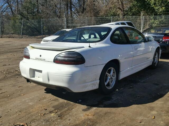 1G2WP12K61F143659 - 2001 PONTIAC GRAND PRIX WHITE photo 4