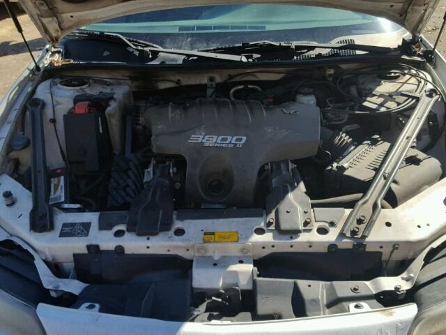 1G2WP12K61F143659 - 2001 PONTIAC GRAND PRIX WHITE photo 7