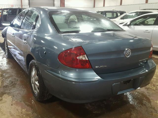 2G4WD552671116402 - 2007 BUICK LACROSSE C BLUE photo 3