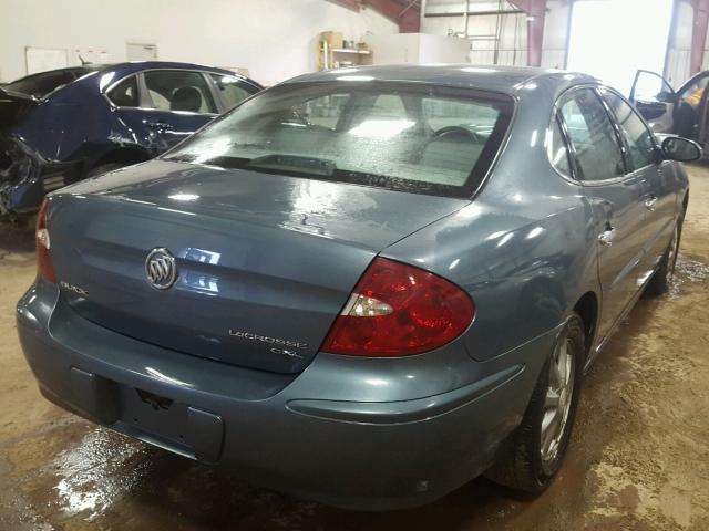 2G4WD552671116402 - 2007 BUICK LACROSSE C BLUE photo 4