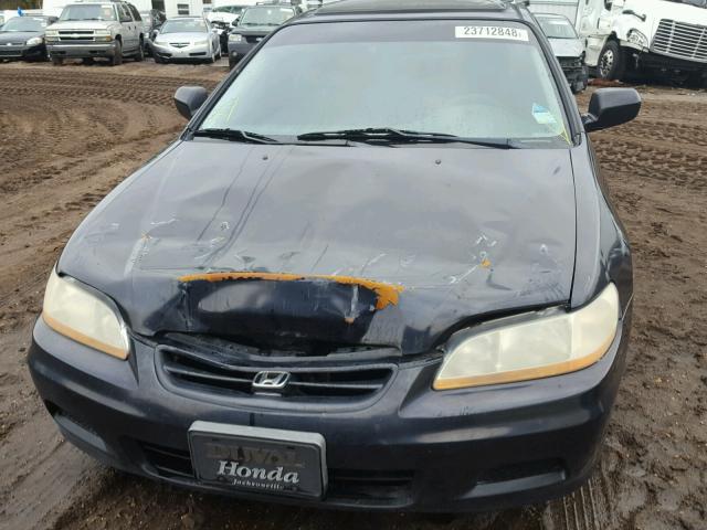 1HGCG31531A002293 - 2001 HONDA ACCORD EX BLUE photo 9