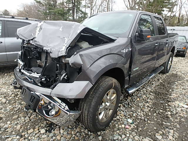 1FTFW1ET8DKG37133 - 2013 FORD F150 SUPER GRAY photo 2