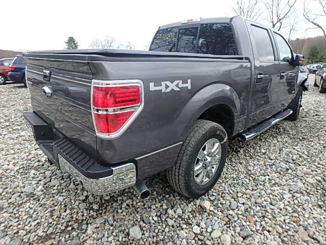 1FTFW1ET8DKG37133 - 2013 FORD F150 SUPER GRAY photo 4