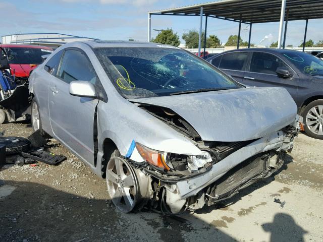 2HGFG12887H572987 - 2007 HONDA CIVIC EX ვერცხლისფერი ფოტო 1