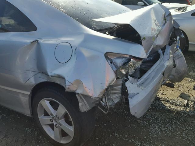 2HGFG12887H572987 - 2007 HONDA CIVIC EX ვერცხლისფერი ფოტო 9