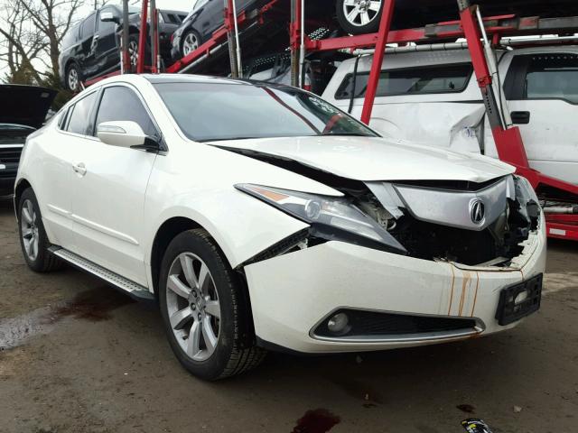 2HNYB1H41CH500592 - 2012 ACURA ZDX TECHNO WHITE photo 1