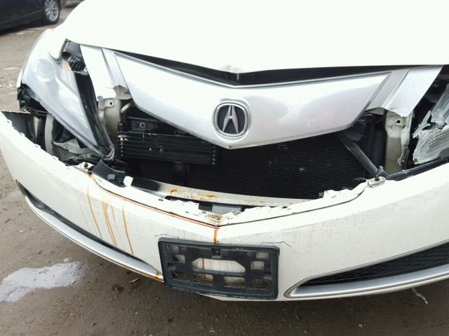 2HNYB1H41CH500592 - 2012 ACURA ZDX TECHNO WHITE photo 9