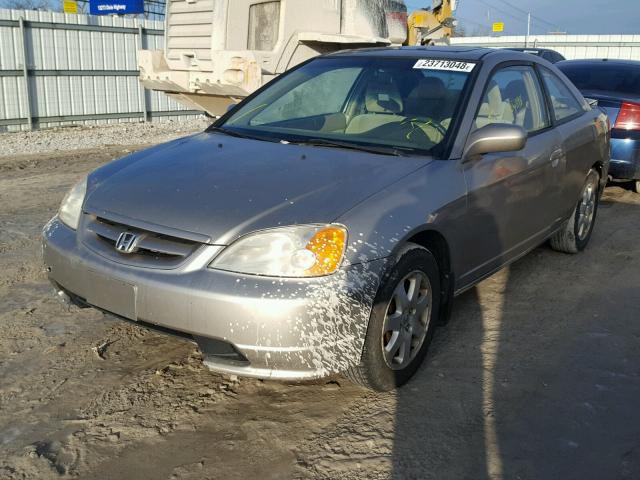 1HGEM22913L059614 - 2003 HONDA CIVIC EX თაფლისფერი ფოტო 2