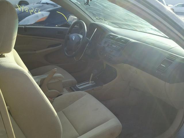 1HGEM22913L059614 - 2003 HONDA CIVIC EX თაფლისფერი ფოტო 5