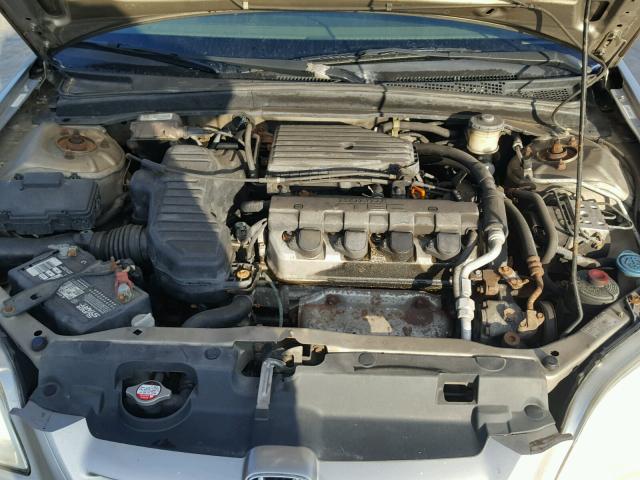 1HGEM22913L059614 - 2003 HONDA CIVIC EX თაფლისფერი ფოტო 7