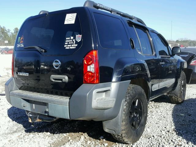 5N1AN08W46C503614 - 2006 NISSAN XTERRA OFF BLACK photo 4