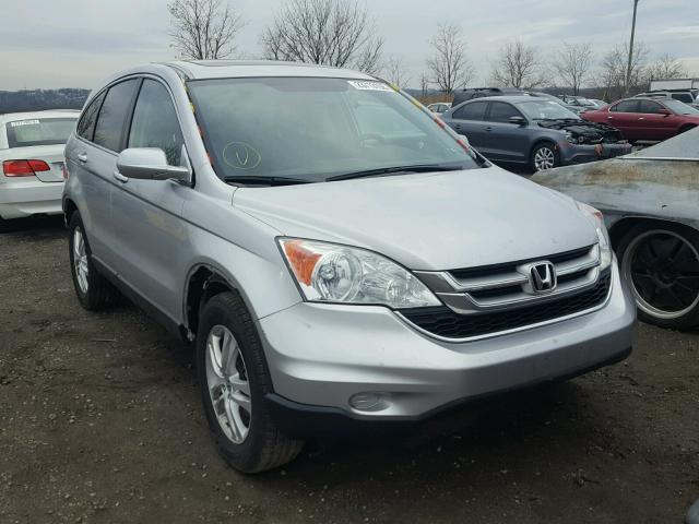 5J6RE4H72AL038129 - 2010 HONDA CR-V EXL SILVER photo 1