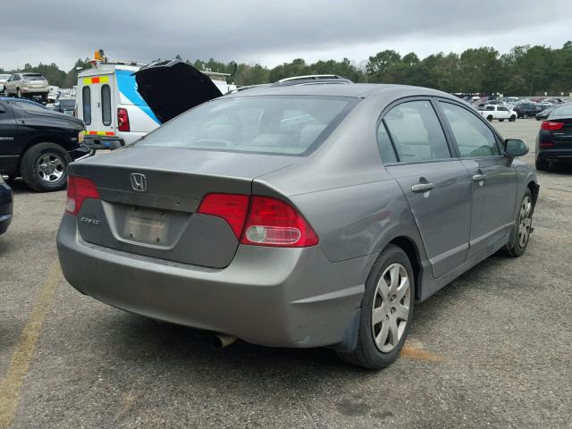 1HGFA16578L044735 - 2008 HONDA CIVIC LX BROWN photo 4