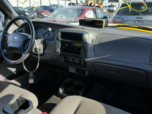 1FTYR44U62PA74398 - 2002 FORD RANGER SUP YELLOW photo 9