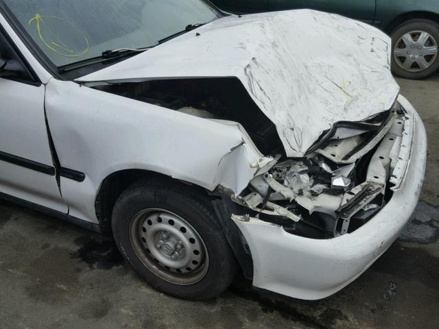 1HGEG8644RL029766 - 1994 HONDA CIVIC DX WHITE photo 9