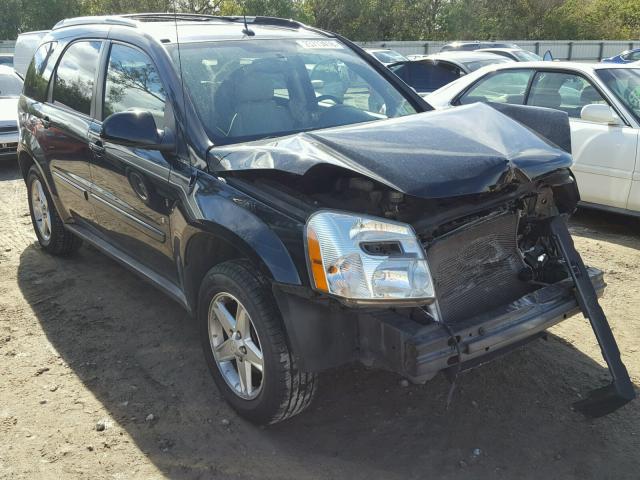 2CNDL63F866023937 - 2006 CHEVROLET EQUINOX LT BLACK photo 1