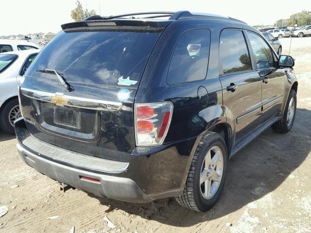 2CNDL63F866023937 - 2006 CHEVROLET EQUINOX LT BLACK photo 4