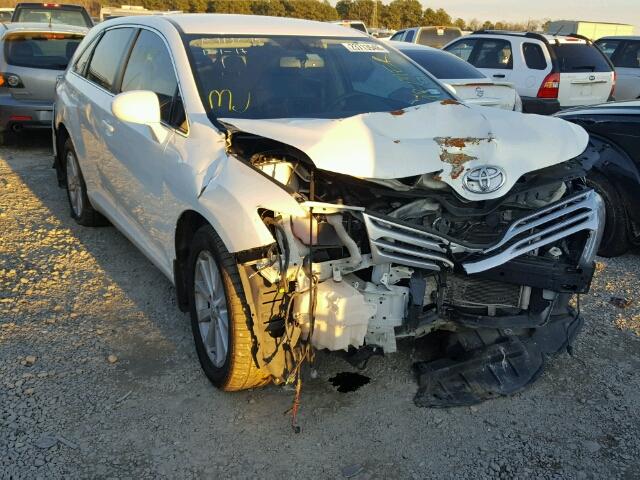 4T3ZA3BB9CU057219 - 2012 TOYOTA VENZA LE WHITE photo 1