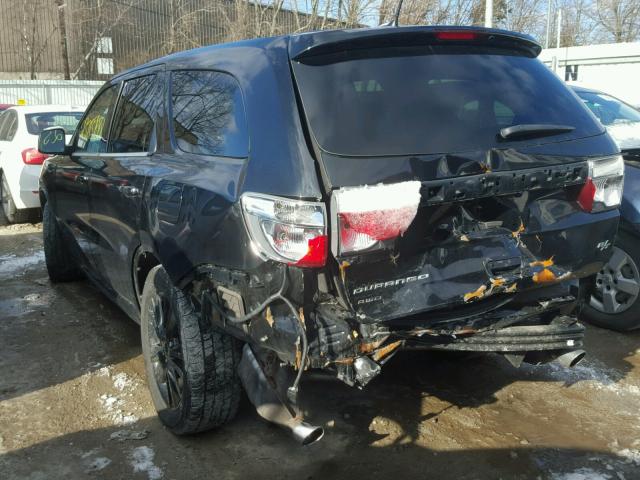 1C4SDJCT6DC667572 - 2013 DODGE DURANGO R/ BLACK photo 3