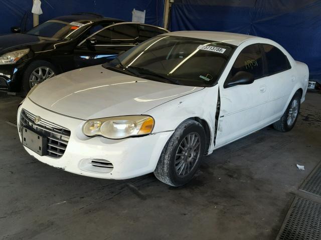 1C3EL46X14N293428 - 2004 CHRYSLER SEBRING LX WHITE photo 2