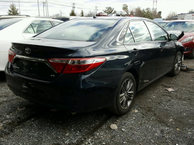 4T1BF1FK6FU483934 - 2015 TOYOTA CAMRY LE BLACK photo 4